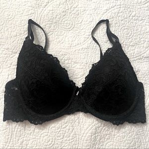 Smart and Sexy black lace bra‎ size 36D
